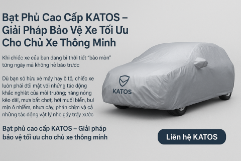 Bạt Phủ Cao Cấp KATOS – Giải Pháp Bảo Vệ Tối Ưu Cho Chủ Xe Thông Minh