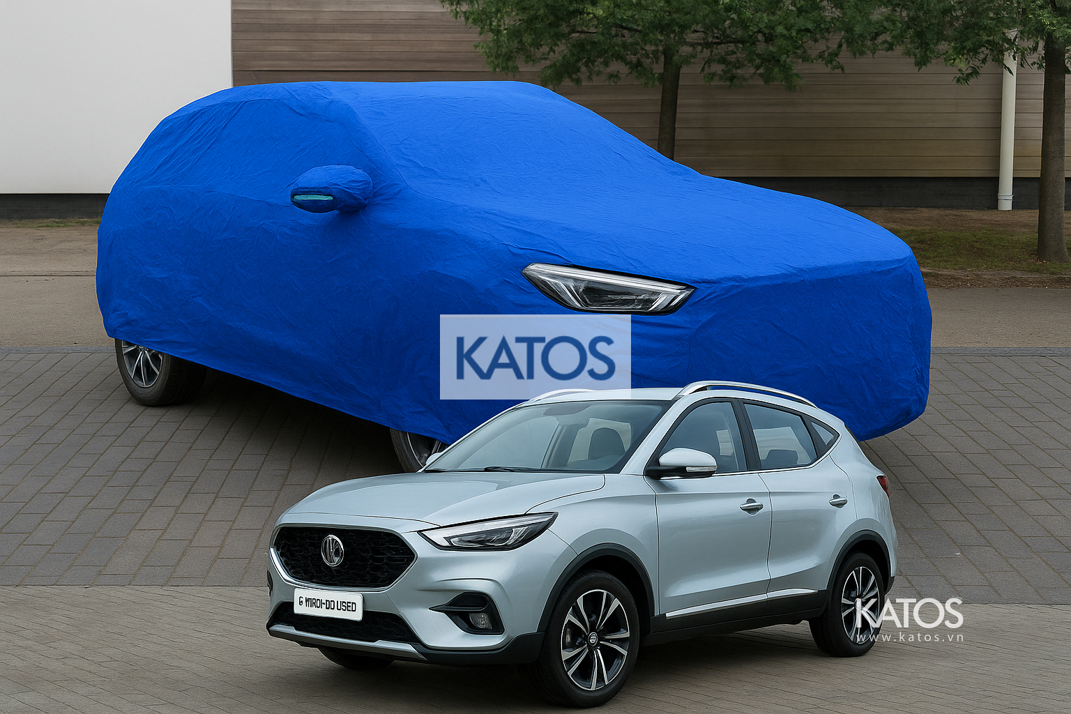 bạt phủ ô tô katos blue