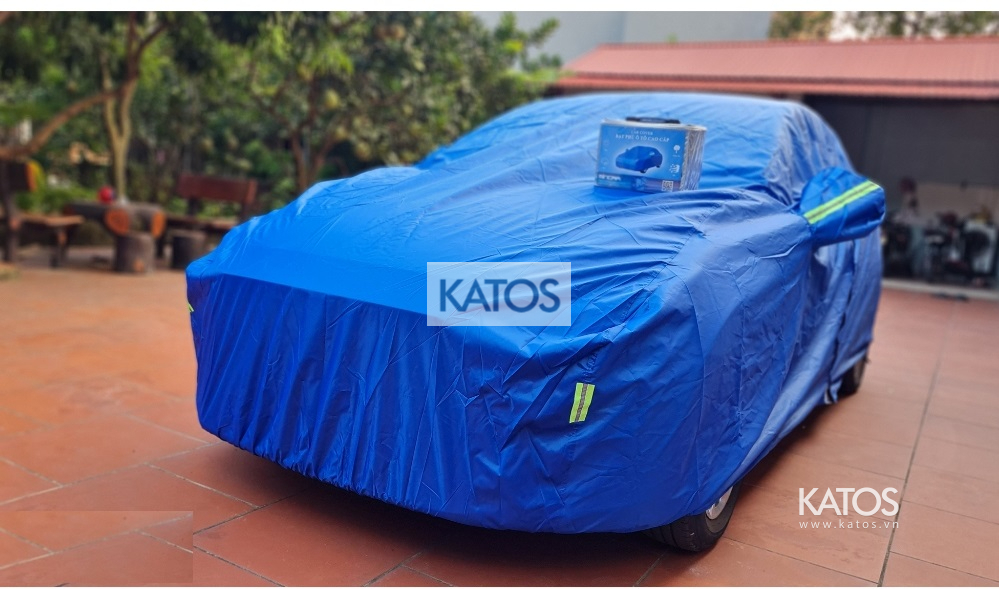 bạt xe che &ocirc; t&ocirc; katos blue